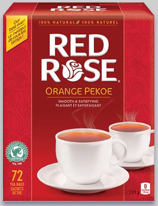 Wholesale Red Rose Orange Pekoe Tea Bags 72's (209g)