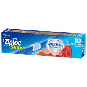 Wholesale Ziploc Brand Slider Bags Freezer Large (12x10ct)