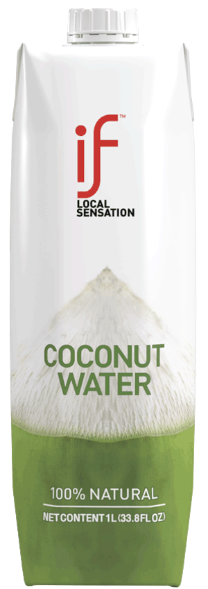 IF Natural Coconut Water 1 L carton