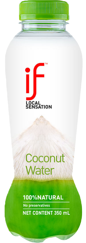 IF Natural Coconut Water 350 mL bottle