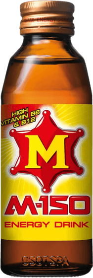 M-150 energy drink 150 ml glass bottle